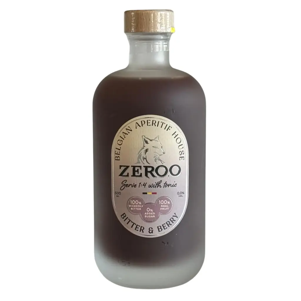 Zeroo Bitter & Berry -alcoholvrije mixer - 0% - 500 ml.