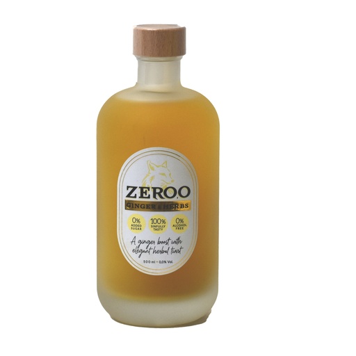 [A6462] Zero,o Ginger & Herbs -alcoholvrije mixer - 0% Vol. - 500ml.